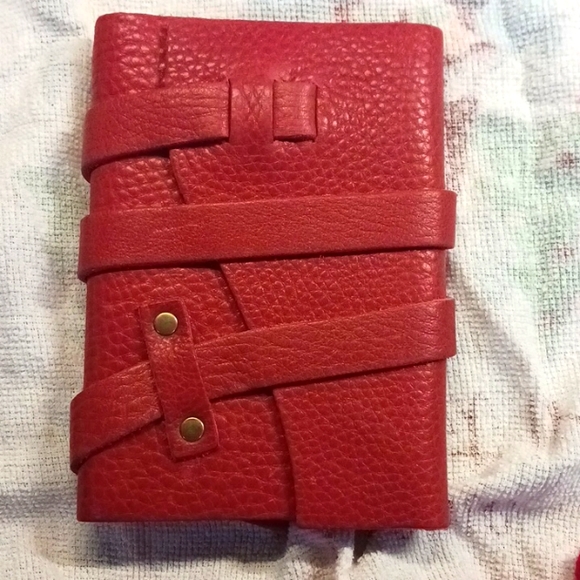 Portland Leather Accessories - Portland Leather Goods LEATHER WRAP JOURNAL Color Sugar Brand new 4x6